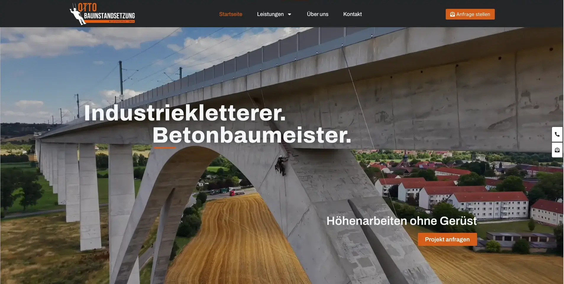 Webdesign für Bauunternehmen